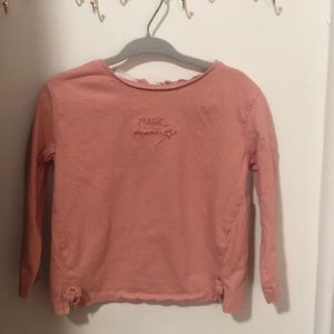 Zara girls long slews T-shirt size 2/3